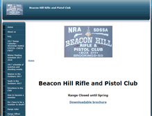 Tablet Screenshot of beaconhillrifleandpistolclub.org